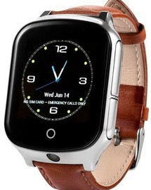 Smart Watch T100 (GW1000S, A19) Brown Leather