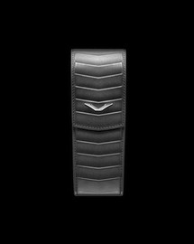 Футляр для Vertu Ascent 2010 из натуральной кожи и логотипом из стали Оригинал